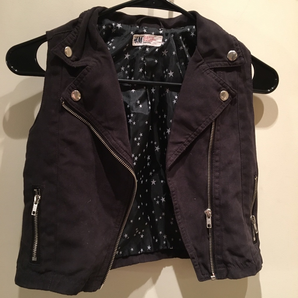 H&M girls biker vest